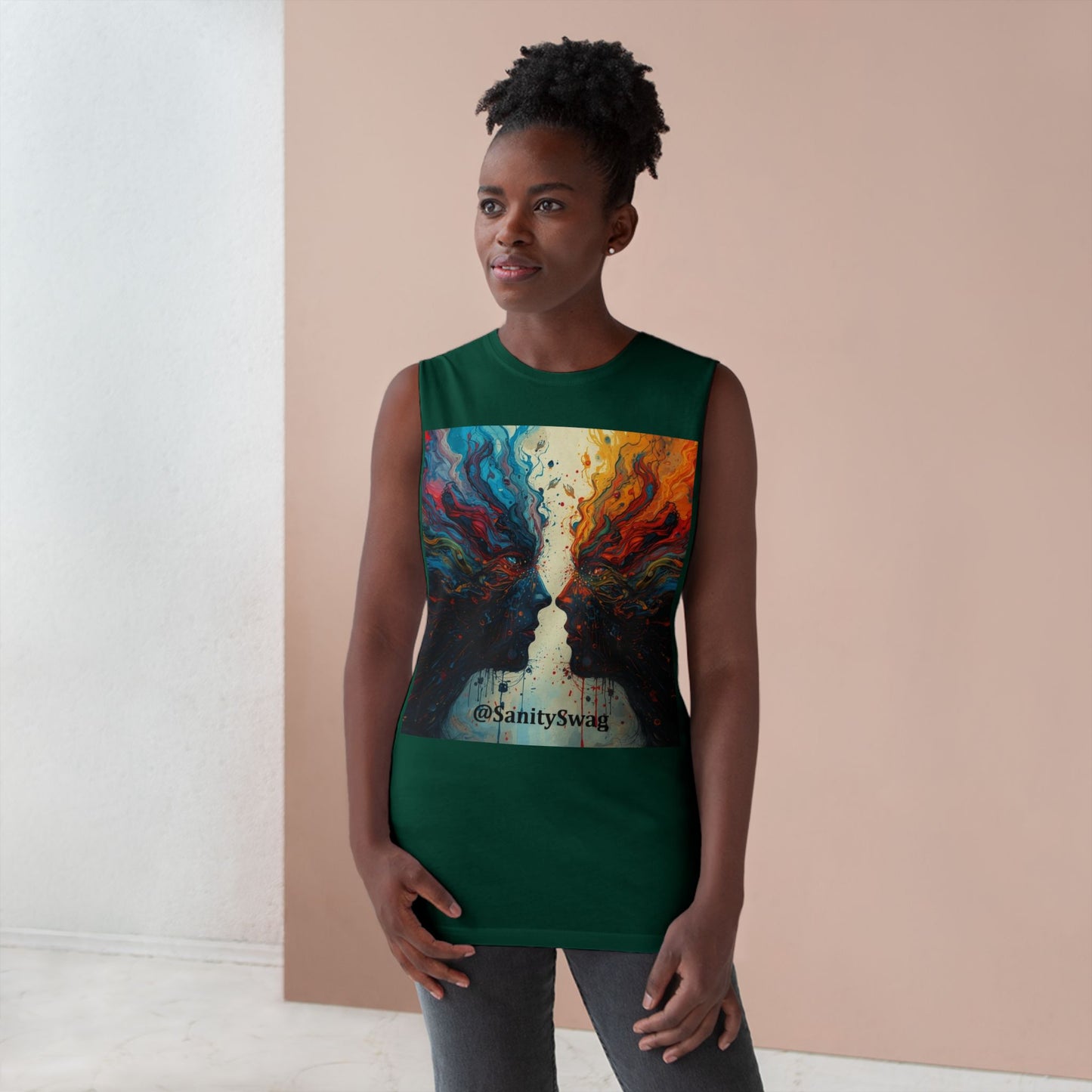 Official Sanity Swag Journey of Confidence Unisex Tank Top